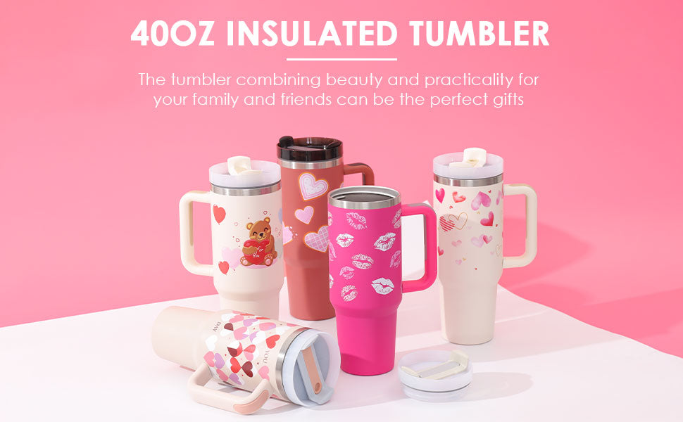 40oz tumbler details