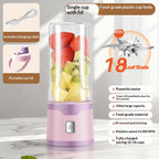 Fresh juice portable blender
