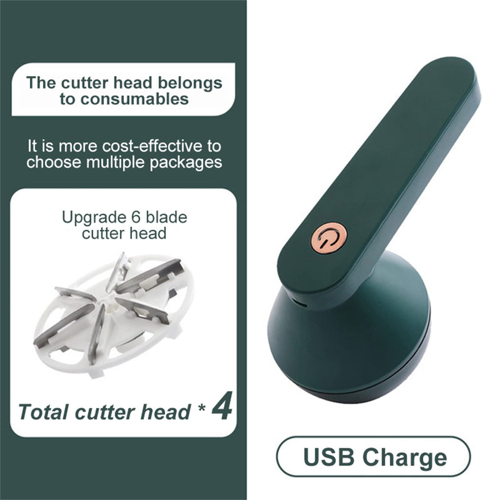 Sweater lint shaver with stainless steel blades